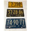 Image 1 : Alberta Licence Plates