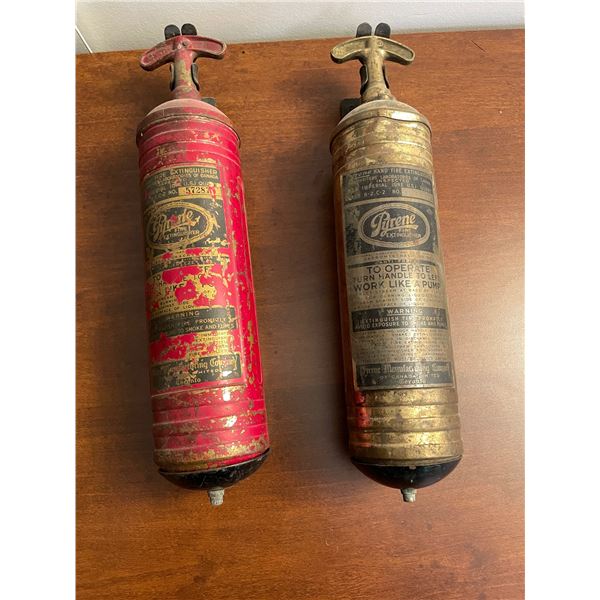 Vintage Pyrene Fire Extinguishers