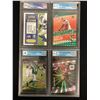 Image 1 : NFL GRADED STAR CARD LOT (HIGH GRADES)