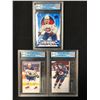 Image 1 : GCG HIGH GRADE NHL ROOKIE CARD LOT