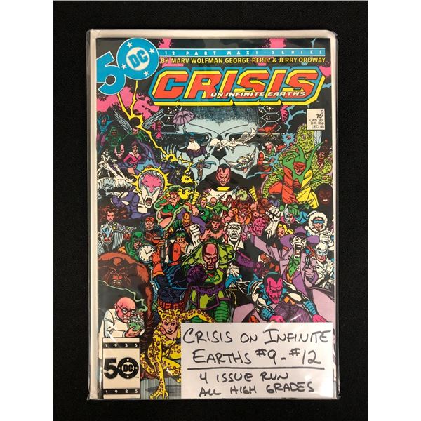 DC COMICS CRISIS ON ONFINATE EARTH 9-12