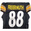 Image 2 : Pittsburgh Steelers Pat Freiermuth Autographed Black Pro Cut Jersey Beckett COA