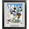 Image 1 : REGGIE JACKSON SIGNED AND CUSTOM FRAMED DISPLAY (BECKETT COA)