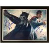 Image 1 : BEN AFFLECK AND HENRY CAVILL SIGNED JUSTICE LEAGUE 8 X 10 (RA COA)