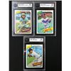 Image 1 : KSA 10 VINTAGE 1970'S TOPPS BASEBALL CARD LOT