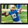 Image 1 : JUSTIN HERBERT SIGNED SAN DIEGO CHARGERS 8 X 10 (RA COA)