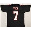 Image 1 : MICHAEL VICK SIGNED ATLANTA FALCONS JERSEY (BECKETT COA)