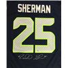 Image 2 : RICHARD SHERMAN SIGNED SEATTLE SEAHAWKS NIKE PRO JERSEY (BECKETT COA)