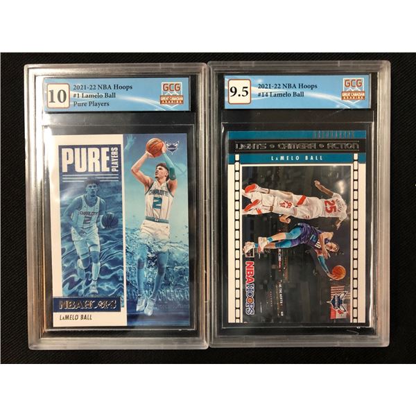 LAMELO BALL GRADED ROOKIE CARD LOT