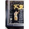 Image 2 : New York Yankees Team Greats Autographed Framed 16x20 Photo With 56 Signatures