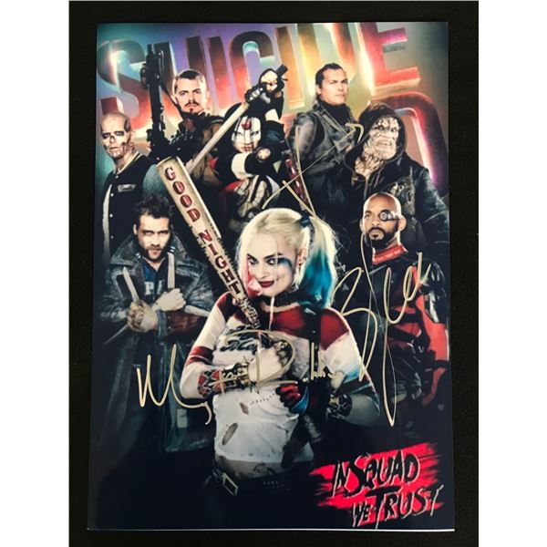 SUICIDE SQUAD CAST SIGNED 8 X 10 (RA COA)