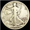 1916-S Walking Liberty Half Dollar NICELY CIRC