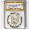 1754MO MM Mexico 8 Reales Imperial Crown PGA-MS63