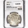 Image 1 : 1880-S Morgan Silver Dollar NGC-MS63