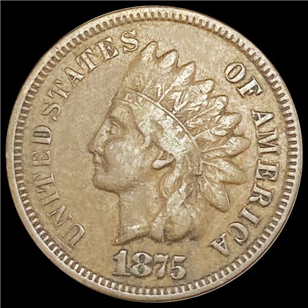 1875 Indian Head Cent NICELY CIRCULATED