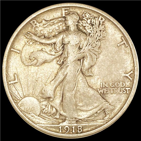 1918-S Walking Liberty Half Dollar NICELY CIRC