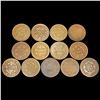 Image 2 : (13) Large Cents NICELY CIRCULATED