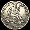 1865-S Seated Liberty Half Dollar NEARLY UNC