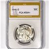 1946-D Walking Liberty Half Dollar PGA-MS64+