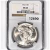 1922 Silver Peace Dollar NGC-MS64