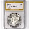 1878-S Morgan Silver Dollar PGA-MS64