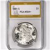 1881-S Morgan Silver Dollar PGA-MS64+