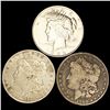 Image 1 : (3) Morgan Silver Dollars