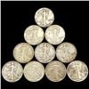 Image 1 : (10) Walking Liberty Half Dollars