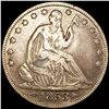 Image 1 : 1853 Arws & Rays Seated Liberty Half NICELY CIRC
