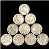 Image 2 : (10) Walking Liberty Half Dollars UNCIRCULATED