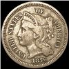 Image 1 : 1876 Nickel Three Cent NICELY CIRCULATED
