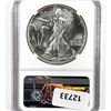 Image 2 : 1992 American Silver Eagle NGC-MS69 M.E. Signed Escobedo Rev Stuck Thru