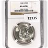 Image 1 : 1948-D Franklin Quarter NGC-MS64 FBL