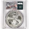 Image 1 : 2016 American Silver Eagle PCGS-MS69 Signed NRA Exec V.P.