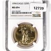 Image 1 : 1994 $50 1oz American Gold Eagle NGC-MS69*