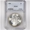 Image 1 : 1885 Morgan Silver Dollar NNC-MS64