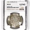 Image 1 : 1921 Morgan Silver Dollar NGC-MS64