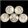 Image 1 : (5) Misc Half Dollars UNCIRCULATED