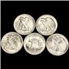 Image 2 : (5) Misc Half Dollars UNCIRCULATED