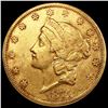 Image 1 : 1874 $20 Gold Double Eagle NEARLY UNCIRCULATED