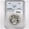 Image 1 : 1953 Franklin Half Dollar NNC-MS65 FBL