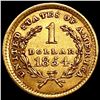 Image 2 : 1854 Rare Gold Dollar UNCIRCULATED