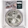 Image 1 : 2016 American Silver Eagle PCGS-MS69 Signed NRA Exec V.P.