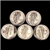 Image 2 : (5) Mercury Dimes UNCIRCULATED