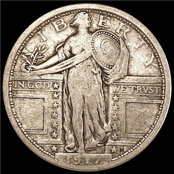 1917 Standing Liberty Quarter NICELY CIRCULATED