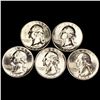 Image 1 : (5) Washington Quarters UNCIRCULATED