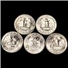 Image 2 : (5) Washington Quarters UNCIRCULATED