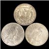 Image 2 : (3) Misc Silver Dollars CLOSELY UNCIRCULATED