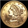 Image 1 : 1900 $5 Gold Half Eagle UNCIRCULATED