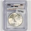 Image 1 : 1923 Silver Peace Dollar ICG-MS65